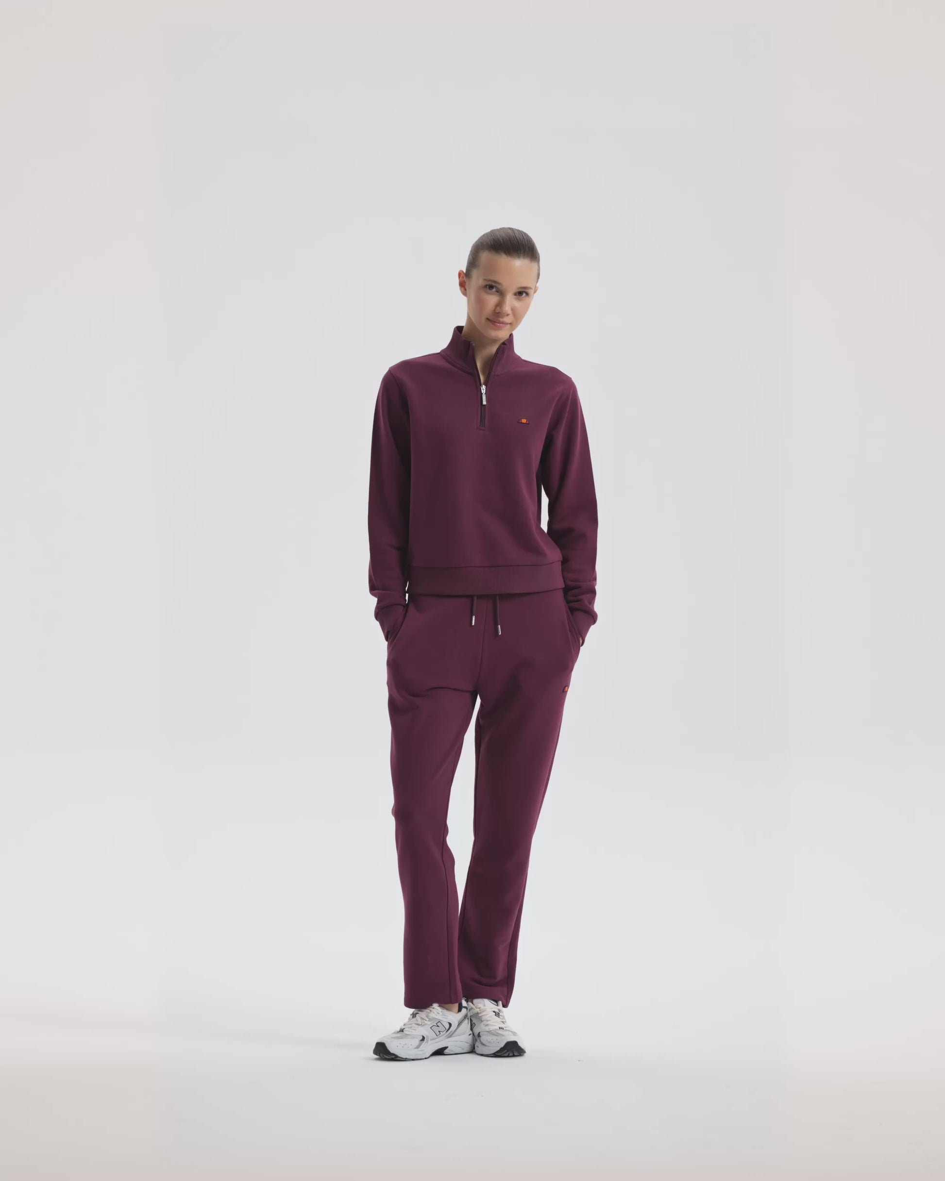 Ellesse Kadın Yarım Fermuarlı Sweat EF557-BRD