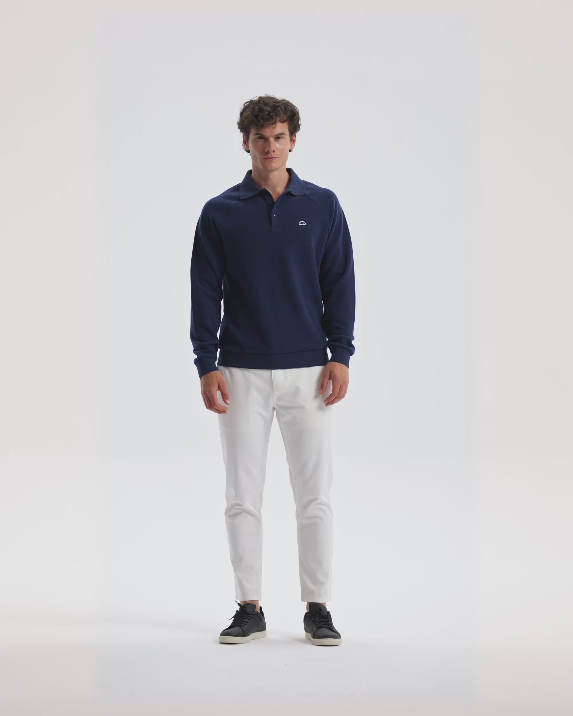 Ellesse Erkek Polo Sweatshirt EM633-NV