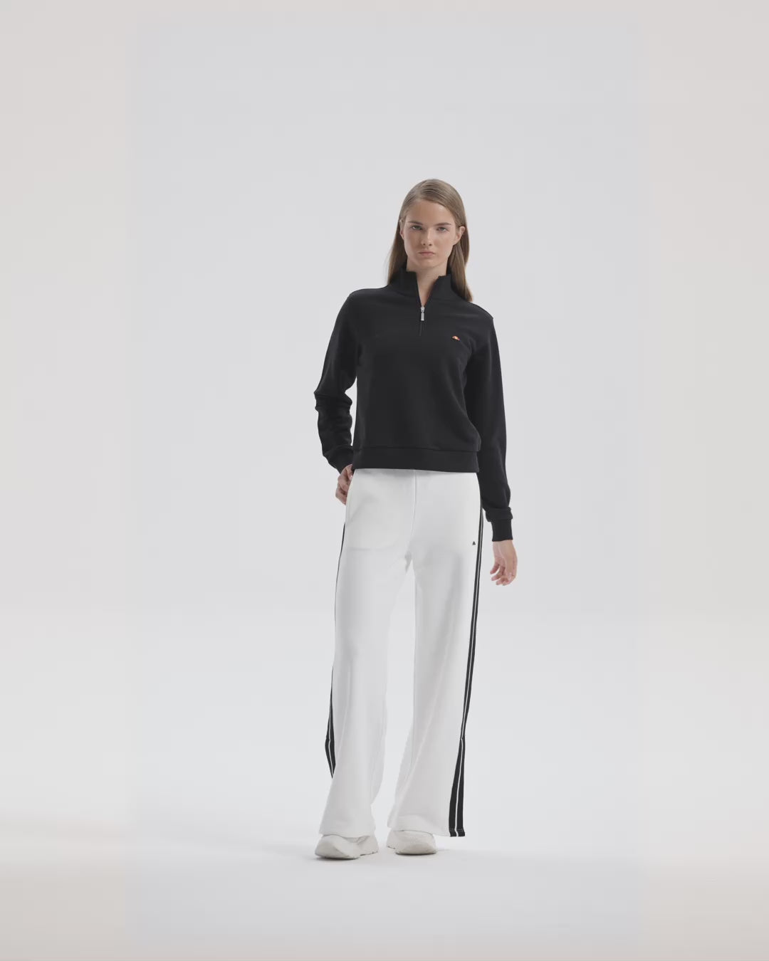 Ellesse Kadın Yarım Fermuarlı Sweat EF557-BK