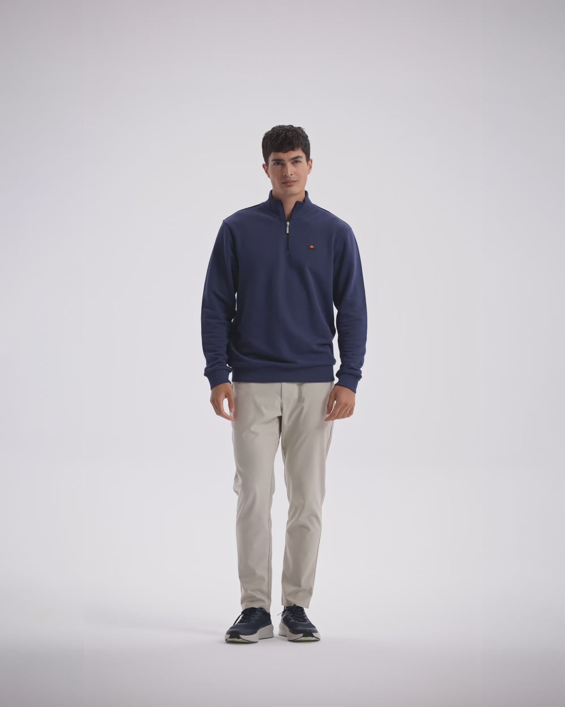 Ellesse Erkek Yarım Fermuarlı Sweat EM580-NV